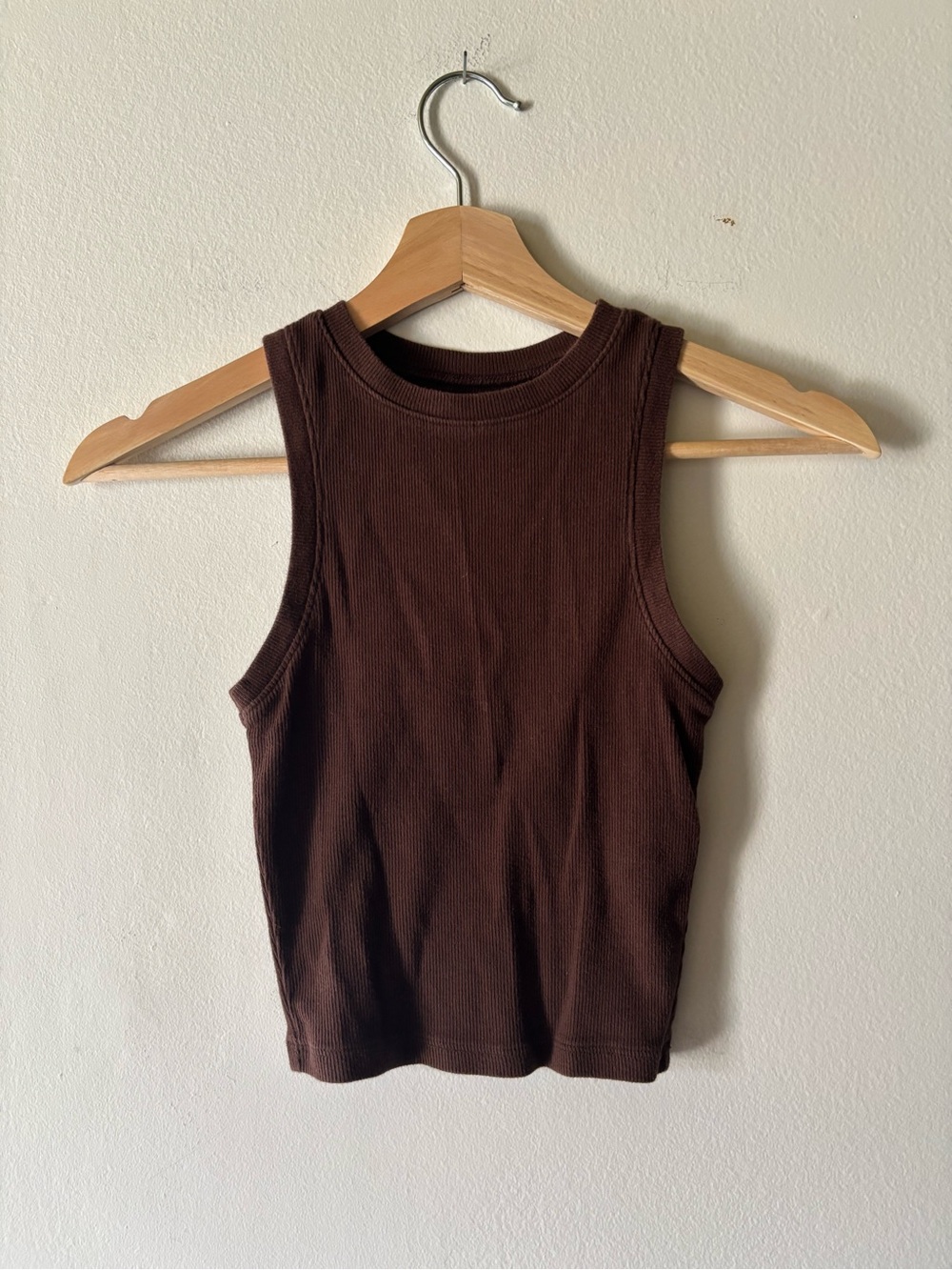 Hollister Brown Ribbed Tank Top - Women